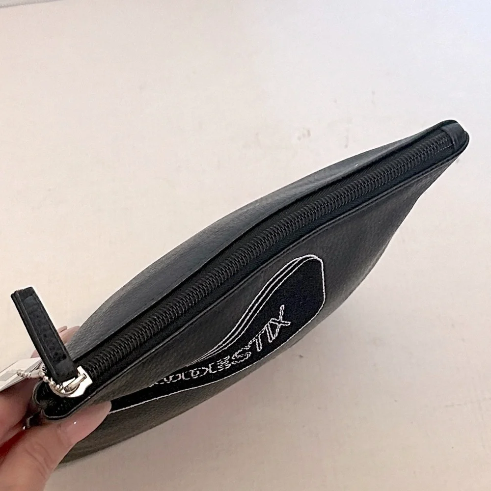 NUDESTIX Black Makeup Bag with Fun Graphics NWT